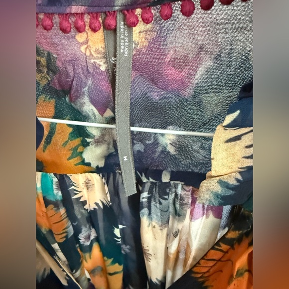 NWOT Anthropologie The Estela Sheer Printed Blouse Size medium - Picture 10 of 13